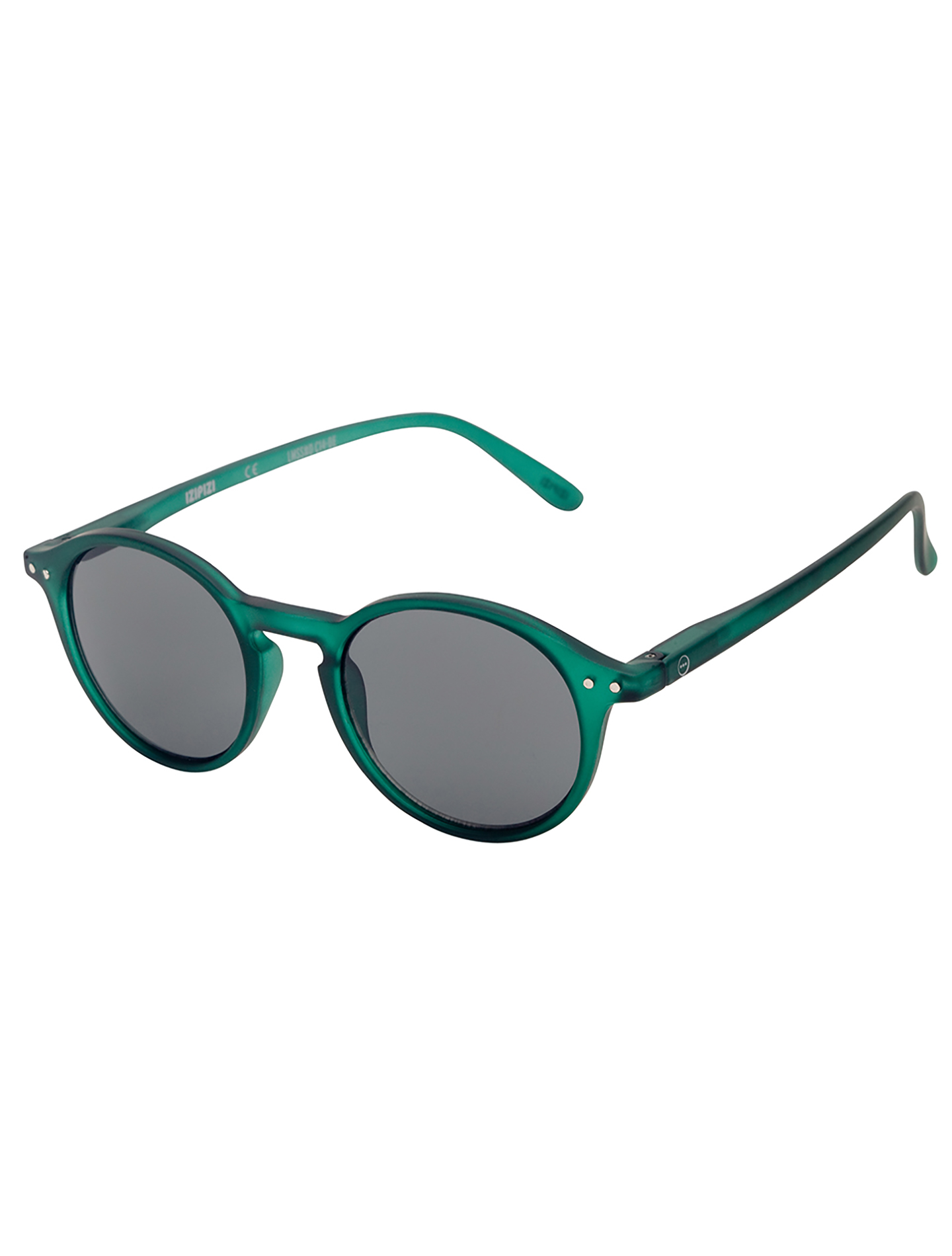 Green round sunglasses for green fashion